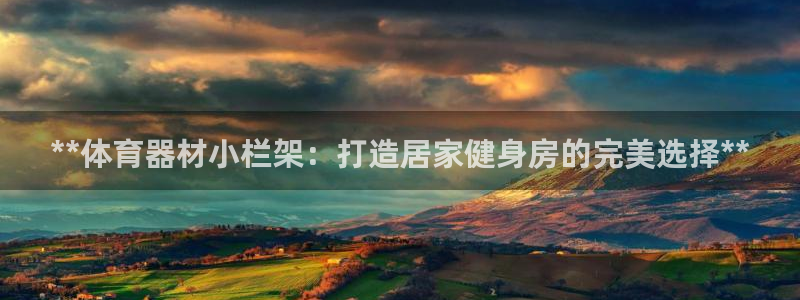 耀世盛典下载：**体育器材小栏架：打造居家健身房的完
