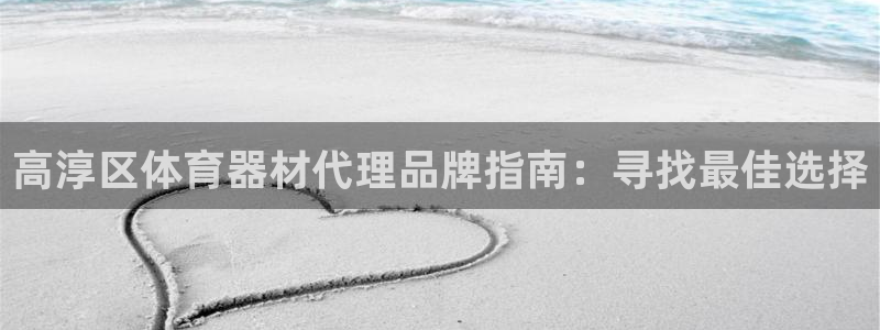 耀世娱乐注册官网：高淳区体育器材代理品牌指南：寻找最
