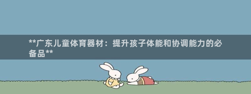 耀世娱乐含山：**广东儿童体育器材：提升孩子体能和协