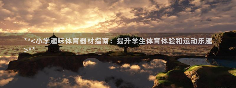 耀世平台登陆：**<小学趣味体育器材指南：提升学生体
