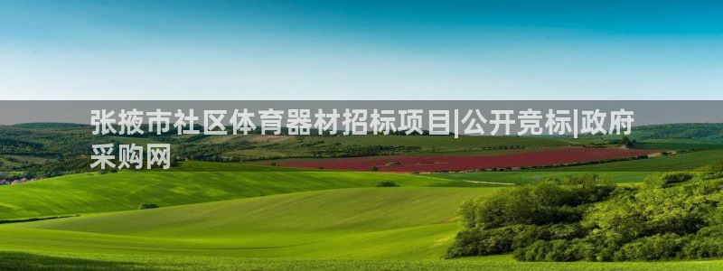 耀世平台主管：张掖市社区体育器材招标项目|公开竞标|