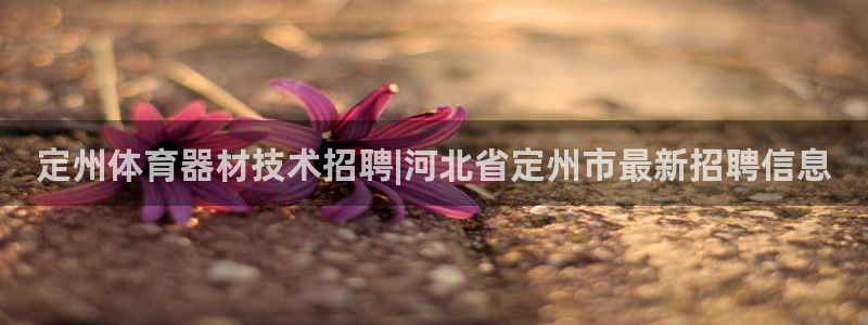 耀世娱乐如何登录平台：定州体育器材技术招聘|河北省定