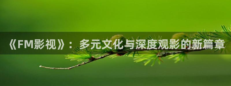 宅男视频一区二区三区在线观看：《FM影视》：多元文化与深度观影的新篇章